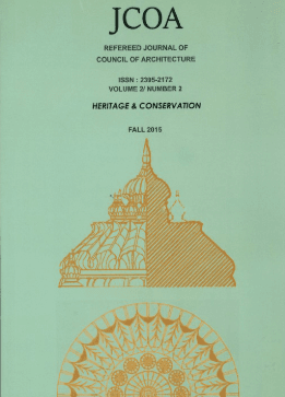 JCOA Refereed Journal of Council of Architecture, Heritage & Conservation